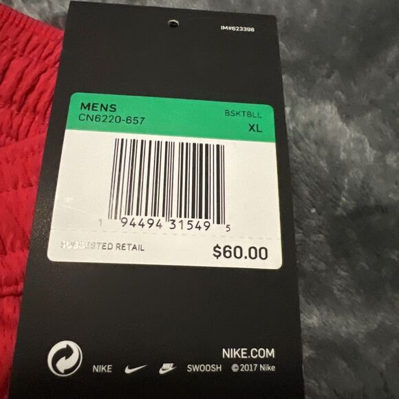 XL Nike Mens Basketball NBA Portland Blazers CN6220-657 Shorts - Picture 2 of 7